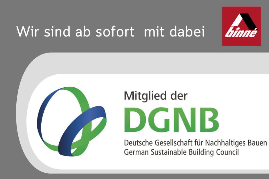Binné ist DGNB Mitglied
